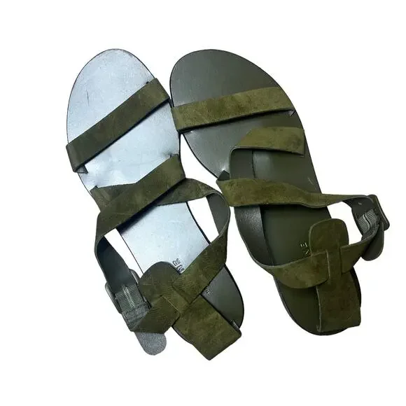Everlane Olive Green Sandals - Picture 3 of 6